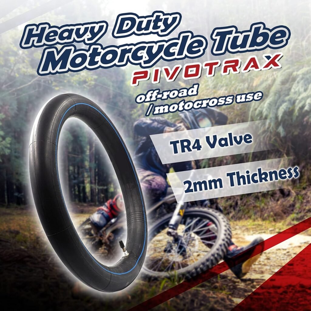70/100-19 (2.75/3.00-19, 80/100-19) 19 Heavy Duty E-Bike Electric Dirt Bike Inner Tube - 2 mm Reinforced Thickness-TR4- Fits Most 3.00-19 MX Tires, Surron LightBee X, UltraBee, Talaria