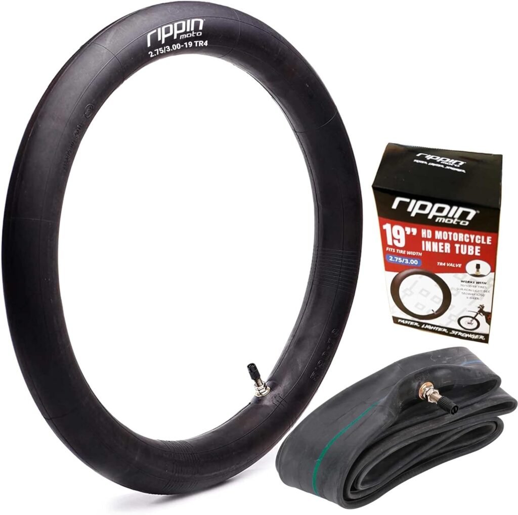 2.75/3.00-19 Heavy Duty Inner Tube (70/100-19) 2.5mm Thick - TR4 Valve - Fits Most 3.0-19 Motocross Tires, Surron Light Bee X, Talaria and Segway X160/X260