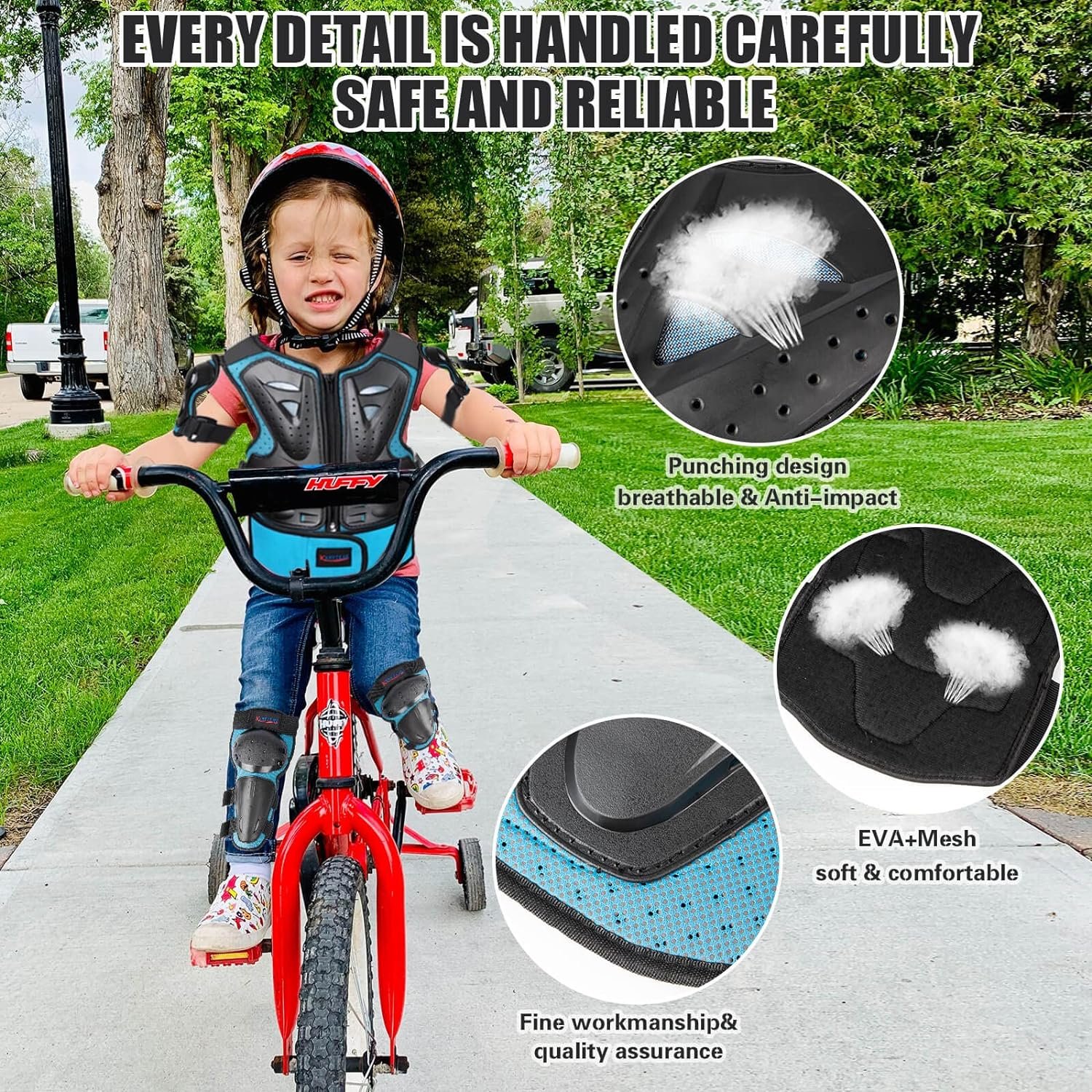 KANVIKAM Kids Motorcycle Full Body Armor Suit Dirt Bike Gear Review