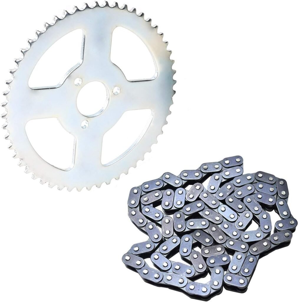 54T T8F Rear Chain Sprocket  116 Links T8F Chain Kit For Mini Pit Bike Pocket Dirt Bikes ATV Quad